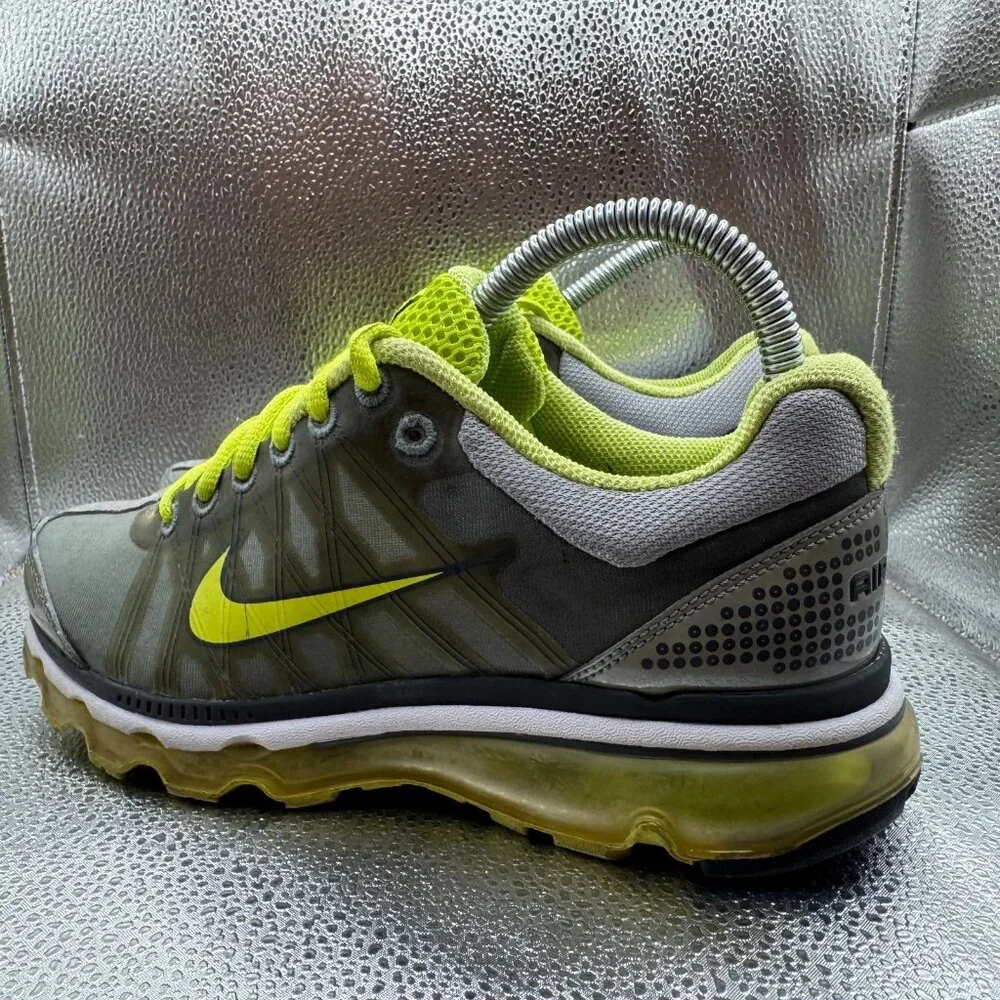 Size 6.5 Nike Air Max+ 2009 Stealth Cybe Womens Gray Athletic Shoes 354750-013‎